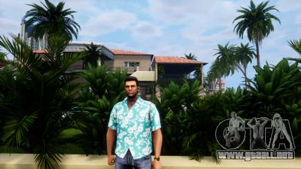 Camisa temática hawaiana v1 para GTA Vice City Definitive Edition
