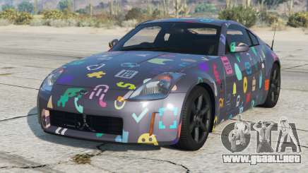 Nissan Fairlady Z Blue Bayoux para GTA 5