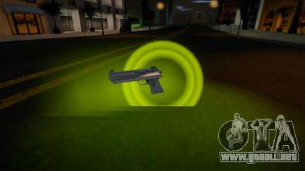 Glowing Pickups (weapon coronas) para GTA San Andreas