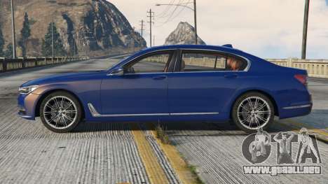 BMW 750Li Air Force Blue