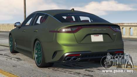 Kia Stinger Lunar Green