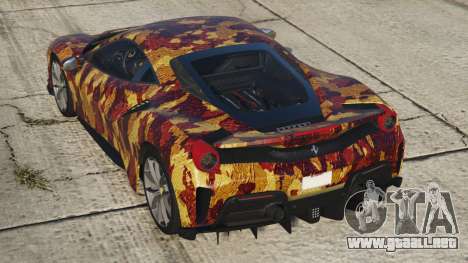 Ferrari 488 Pista Fire Bush