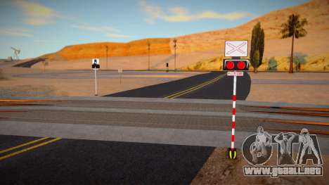 Railroad Crossing Mod Slovakia v32 para GTA San Andreas