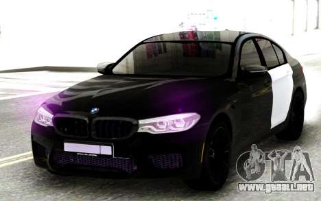 BMW M5 F90 black series para GTA San Andreas