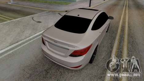 Hyundai Solaris Silver Chalice para GTA San Andreas