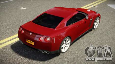 Nissan GT-R R35 XR V1.2 para GTA 4