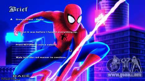 Spider-Man 616 Background para GTA San Andreas