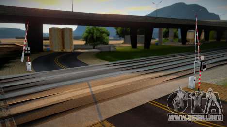 Railroad Crossing Mod Slovakia v14 para GTA San Andreas