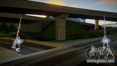 Railroad Crossing Mod Czech v16 para GTA San Andreas