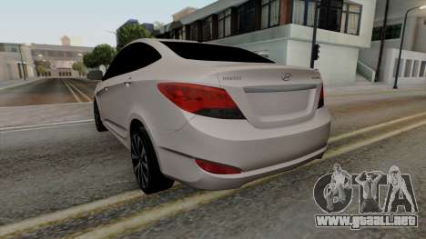 Hyundai Solaris Silver Chalice para GTA San Andreas