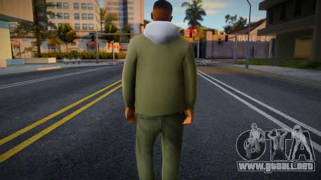 Un chico con un traje verde para GTA San Andreas