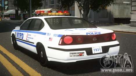 2000 Chevrolet Impala NYPD para GTA 4