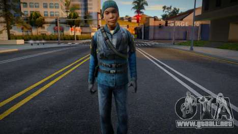 Half-Life 2 Rebels Female v4 para GTA San Andreas