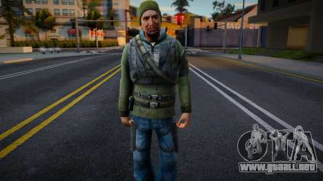 Half-Life 2 Rebels Male v8 para GTA San Andreas