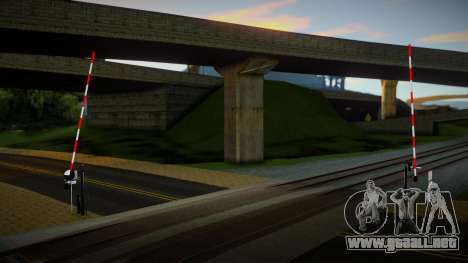 Railroad Crossing Mod Slovakia v28 para GTA San Andreas
