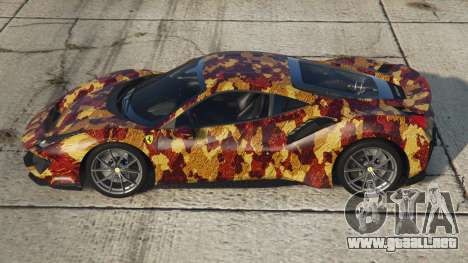 Ferrari 488 Pista Fire Bush