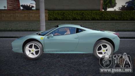 2010 Ferrari 458 Italia v1.0 para GTA San Andreas