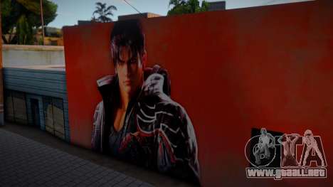 Jın Kazama Mural para GTA San Andreas