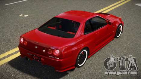 Nissan Skyline R34 GT-R Nismo V1.2 para GTA 4