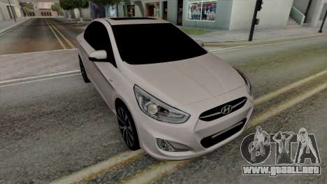 Hyundai Solaris Silver Chalice para GTA San Andreas