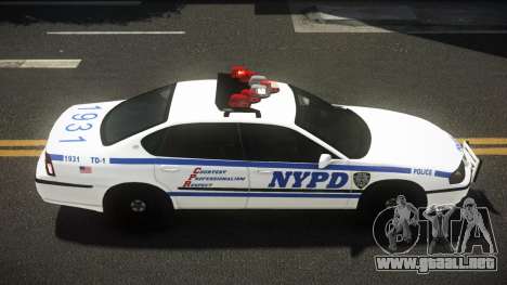 2000 Chevrolet Impala NYPD para GTA 4