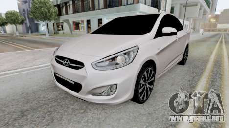 Hyundai Solaris Silver Chalice para GTA San Andreas