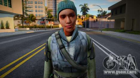 Half-Life 2 Rebels Female v3 para GTA San Andreas