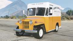 Willys Jeep Economy Delivery Truck Yellow Orange [Add-On] para GTA 5