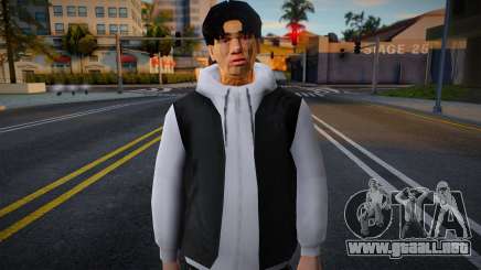 El chico de la sudadera con capucha y el chaleco para GTA San Andreas