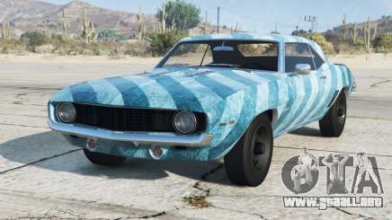 Chevrolet Camaro SS Light Cornflower Blue para GTA 5