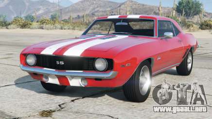 Chevrolet Camaro SS 396 1969 Red Salsa [Add-On] para GTA 5