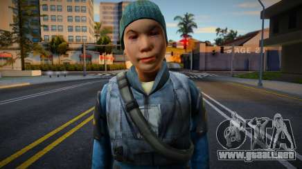 Half-Life 2 Rebels Female v4 para GTA San Andreas