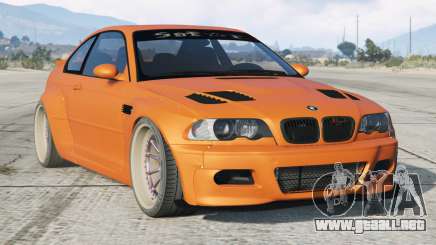 BMW M3 Wide Body Kit (E46) Princeton Orange [Add-On] para GTA 5