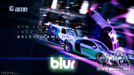 Blur Menu para GTA San Andreas