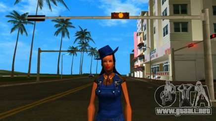 Texan Girl White para GTA Vice City