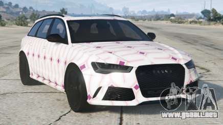 Audi RS 6 Avant White Smoke para GTA 5