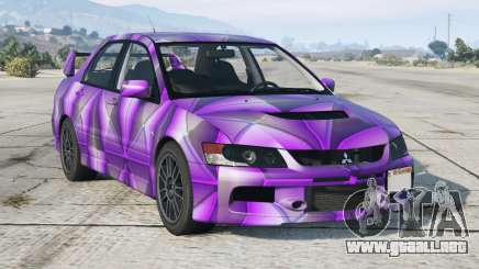 Mitsubishi Lancer Evolution IX MR Purple Plum para GTA 5