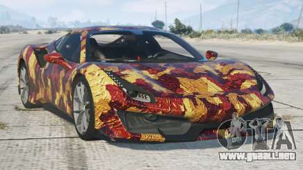 Ferrari 488 Pista Fire Bush para GTA 5