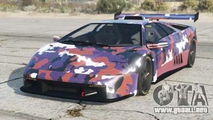 Lamborghini Diablo Dark Blue Gray para GTA 5