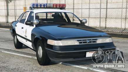 Ford Crown Victoria LSPD Rich Black [Replace] para GTA 5