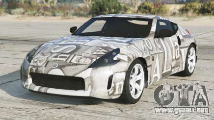 Nissan 370Z Pale Silver para GTA 5