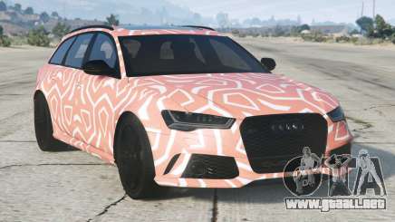 Audi RS 6 Avant Rose Bud para GTA 5