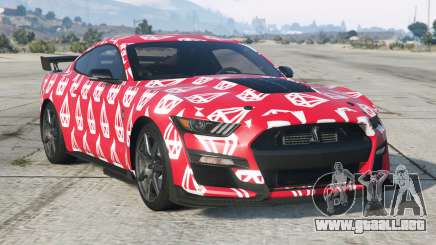 Ford Mustang Shelby Red Salsa para GTA 5