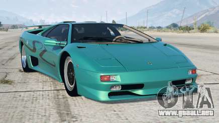 Lamborghini Diablo SV Dark Cyan [Add-On] para GTA 5