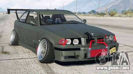 BMW M3 Coupe Drift Missile (E36) Feldgrau [Add-On] para GTA 5