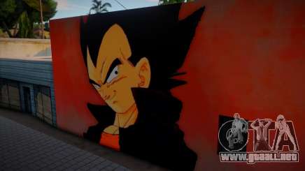 Mural of Vegeta DBZ 2008 para GTA San Andreas