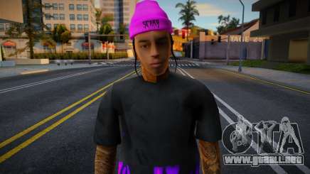 Chico con traje de Nirvana para GTA San Andreas