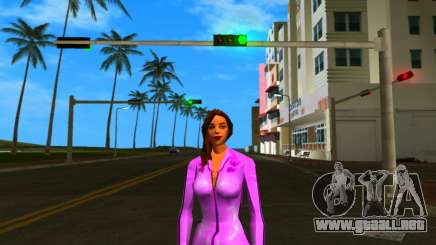 White girl pink Leather para GTA Vice City