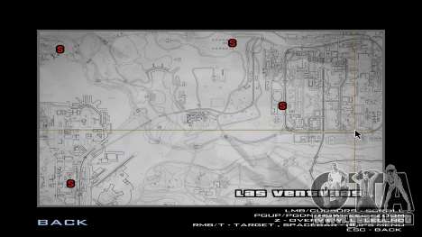Mapa de papel en el radar para GTA San Andreas