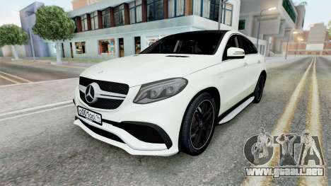 Mercedes-AMG GLE 63 Coupe (C292) para GTA San Andreas